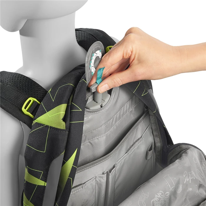 Schulrucksack Coocazoo JOKER, Lime Flash, AGR-Zertifikat 9 Schulrucksack Coocazoo JOKER, Lime Flash, AGR-Zertifikat – Bild 7