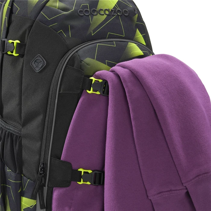 Schulrucksack Coocazoo JOKER, Lime Flash, AGR-Zertifikat 10 Schulrucksack Coocazoo JOKER, Lime Flash, AGR-Zertifikat – Bild 8