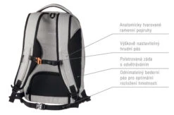 Schulrucksack WALKER College, Grey/Blue Camouflage -Studentenrucksack 64904