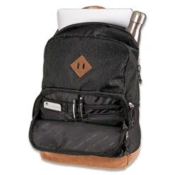 Rucksack WALKER Pure Eco, Black -Studentenrucksack 64911