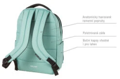 Rucksack WALKER Alpha, Salsa -Studentenrucksack 64977