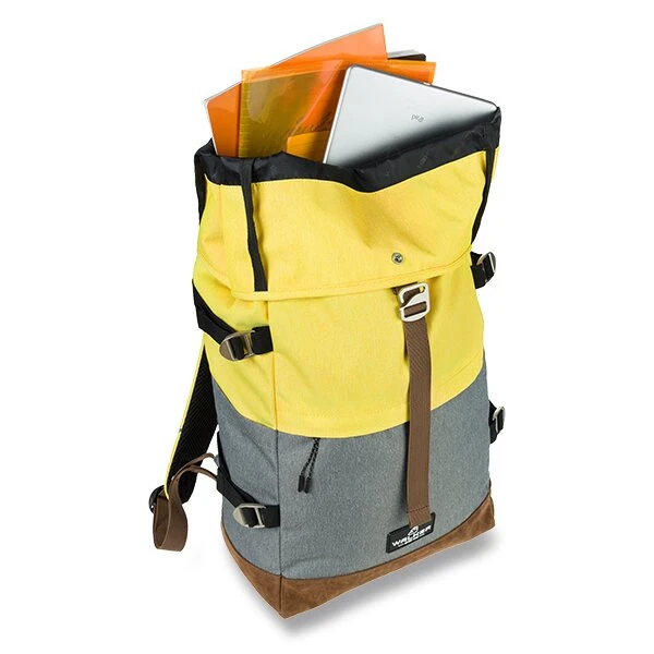 Rucksack WALKER Roll-up Two, Butter / Grey 4 Rucksack WALKER Roll-up Two, Butter / Grey – Bild 2