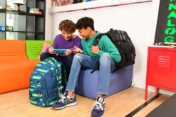 Schulrucksack Coocazoo JOKER, Lime Stripe, AGR-Zertifikat -Studentenrucksack 77073